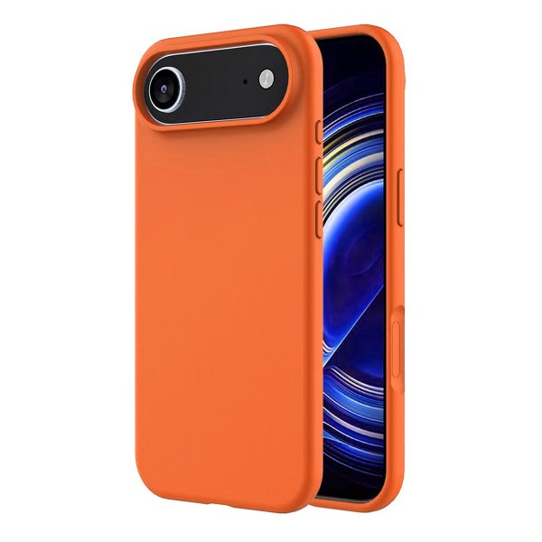 Rvelon iPhone Air -silikonikuori MagSafe-yhteensopiva, oranssi