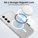 Nordic Covers Samsung Galaxy S24/Galaxy S25 Kuori Feather Series MagSafe Läpinäkyvä
