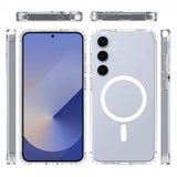 Nordic Covers Samsung Galaxy S24 Plus/Galaxy S25 Plus -suojakuori, Feather Series, MagSafe, läpinäkyvä