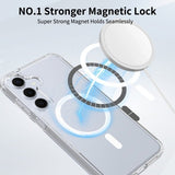 Nordic Covers Samsung Galaxy S24 Plus/Galaxy S25 Plus -suojakuori, Feather Series, MagSafe, läpinäkyvä