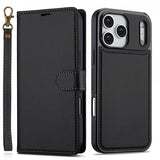 Nordic Covers iPhone 17 Pro -kotelo irrotettavalla MagSafe-kuorella, Raven Black