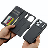 Nordic Covers iPhone 17 Pro -kotelo irrotettavalla MagSafe-kuorella, Raven Black
