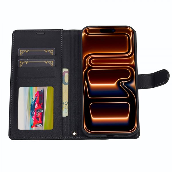 Nordic Covers iPhone 17 Pro Max -kotelo irrotettavalla MagSafe-kuorella, Raven Black
