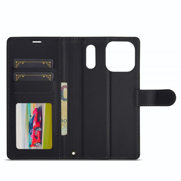 Nordic Covers iPhone 17 Pro -kotelo irrotettavalla MagSafe-kuorella, Raven Black