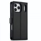 Nordic Covers iPhone 17 Pro -kotelo irrotettavalla MagSafe-kuorella, Raven Black
