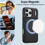 Nordic Covers iPhone 17 Pro -kotelo irrotettavalla MagSafe-kuorella, Raven Black