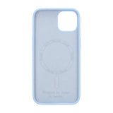 Rvelon iPhone 13/iPhone 14 kuori silikoni MagSafe sininen