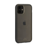 Pela iPhone 11 -suojakuori, ympäristöystävällinen, läpinäkyvä musta