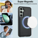 Nordic Covers Samsung Galaxy S25 FE -kotelo irrotettavalla MagSafe-kuorella, Raven Black