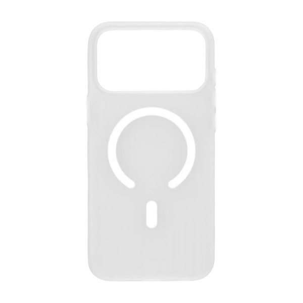 iPhone 17 Pro Max -kuori, aallotettu MagSafe, valkoinen