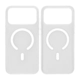 iPhone 17 Pro Max -kuori, aallotettu MagSafe, valkoinen