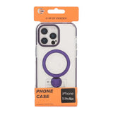 iPhone 15 Pro Max Kuori Sormusteline MagSafe Violetti