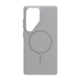Samsung Galaxy S25 Ultra Kuori Hiilikuitukuviointi MagSafe Harmaa