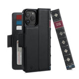 Twelve South iPhone 12/12 Pro -kotelo BookBook MagSafe Musta