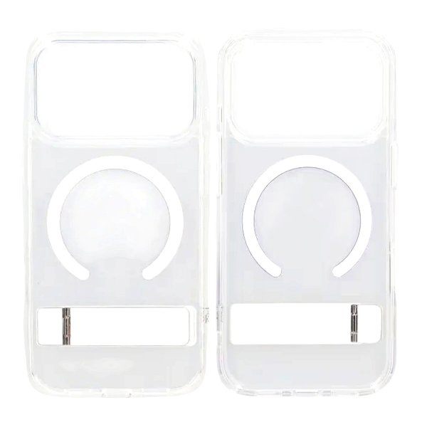 Rvelon iPhone 17 Pro -kuori jalustalla MagSafe Läpinäkyvä