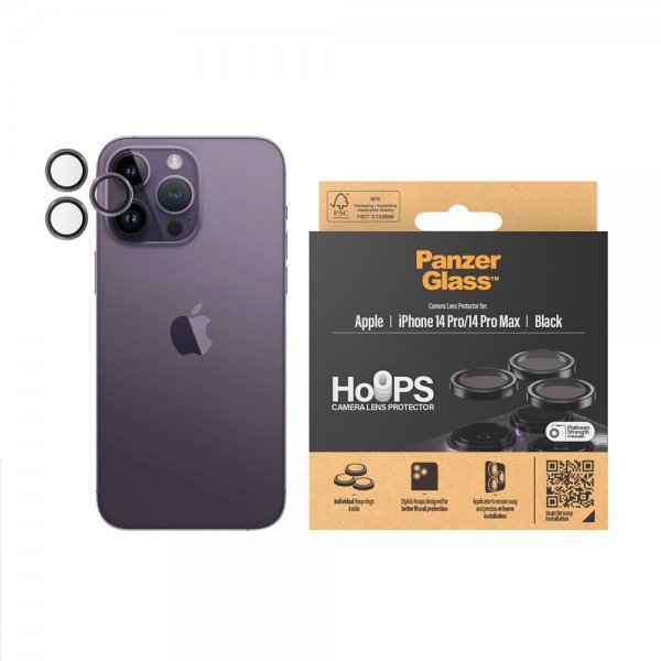 PanzerGlass iPhone 14 Pro/iPhone 14 Pro Max Kamerasuojus Hoops