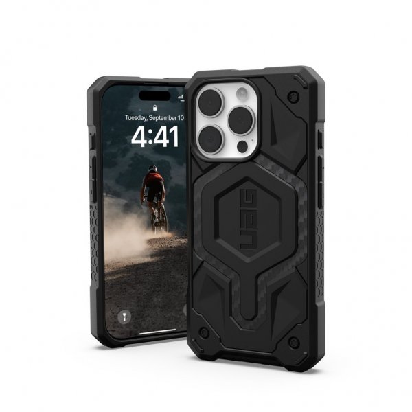 Urban Armor Gear (UAG) iPhone 16 Pro -suojakuori Monarch Pro MagSafe Carbon Fiber