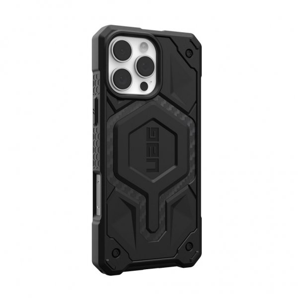Urban Armor Gear (UAG) iPhone 16 Pro Max -suojakuori Monarch Pro MagSafe Carbon Fiber