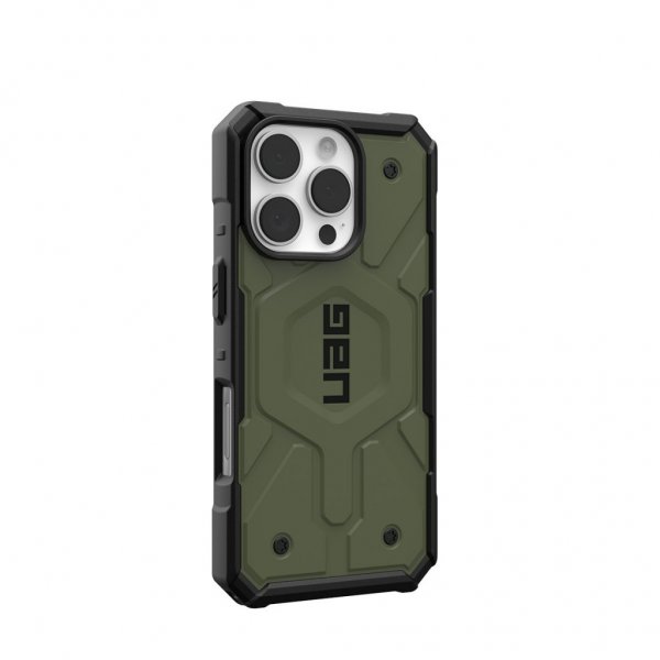 Urban Armor Gear (UAG) iPhone 16 Pro -suojakuori Pathfinder MagSafe Olive Drab