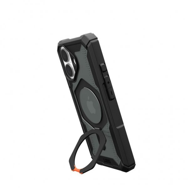 Urban Armor Gear (UAG) iPhone 16 -suojakuori Plasma XTE MagSafe, musta/oranssi