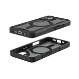 Urban Armor Gear (UAG) iPhone 16 -suojakuori Plasma XTE MagSafe, musta/oranssi