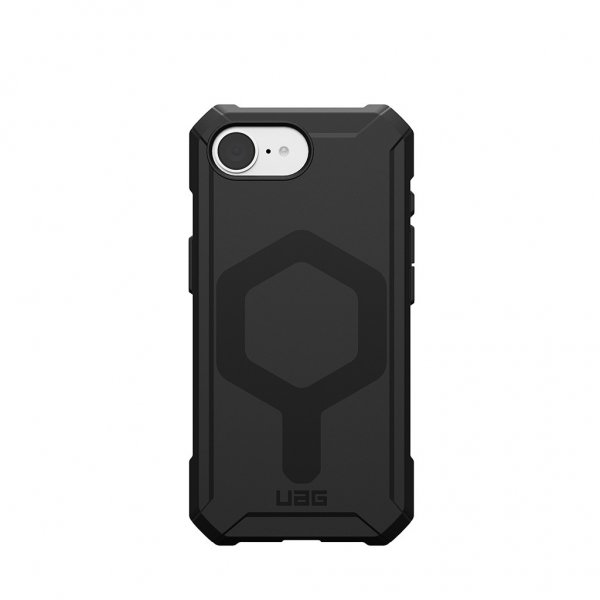 Urban Armor Gear (UAG) iPhone 16. tai 17. sukupolven suojakuori Essential Armor MagSafe Musta