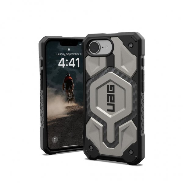 Urban Armor Gear (UAG) iPhone 16e/17e Suojakuori Monarch Pro MagSafe Titanium