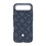 iPhone Air -kuori, Aramidikuitu, MagSafe, Sininen, Teksti