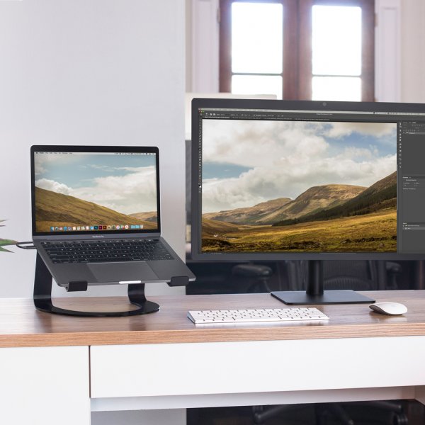 Twelve South Curve MacBook/kannettavan tietokoneen teline, musta