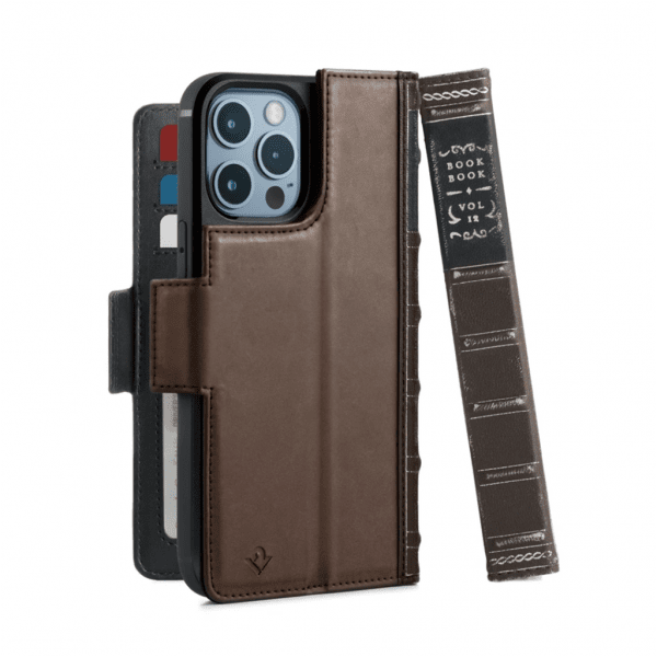Twelve South iPhone 13 Pro Max Kotelo BookBook MagSafe Ruskea