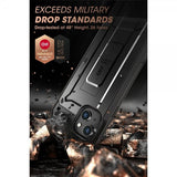 Supcase iPhone 13/iPhone 14 Suojakuori UB Pro Musta