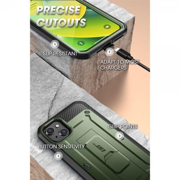 Supcase iPhone 14 Plus Suojakuori UB Pro Vihreä