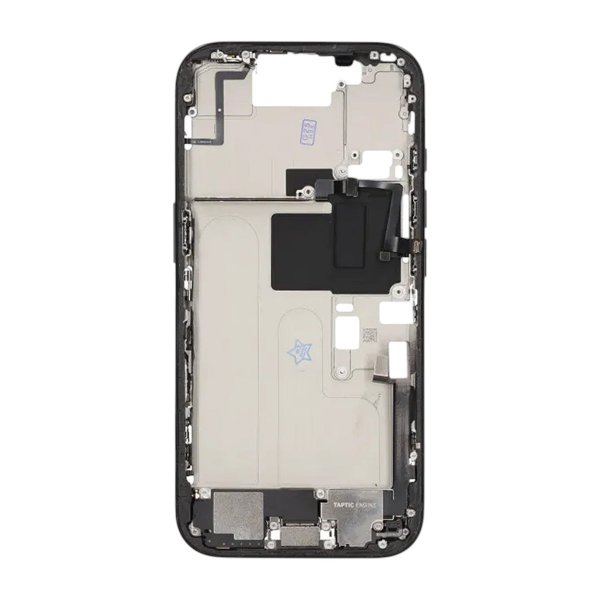 Keskikehys pikkutavaroilla iPhone 16 Pro - Svart Titan OEM