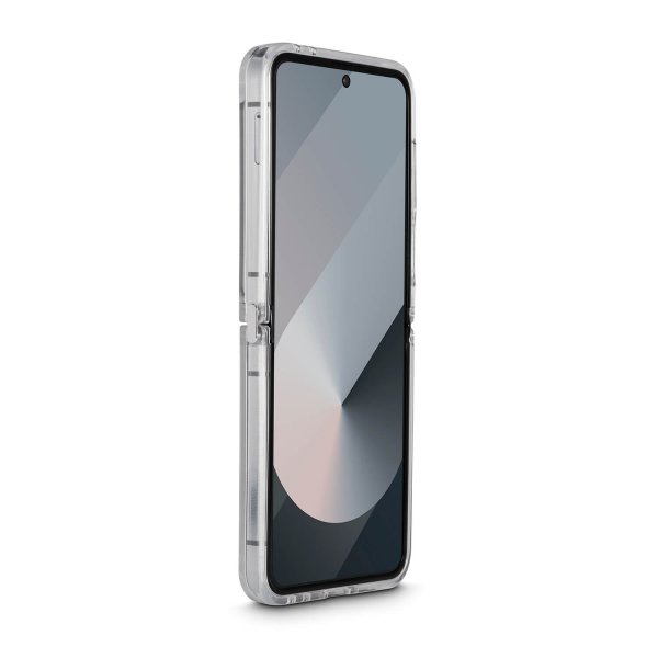 Hama Samsung Galaxy Z Flip 6/Flip 7 FE suojakuori, Always Clear, läpinäkyvä