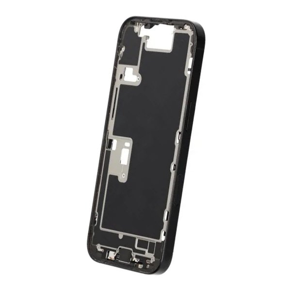 Keskikehys pikkutavaroilla iPhone 16 Pro - Svart Titan OEM