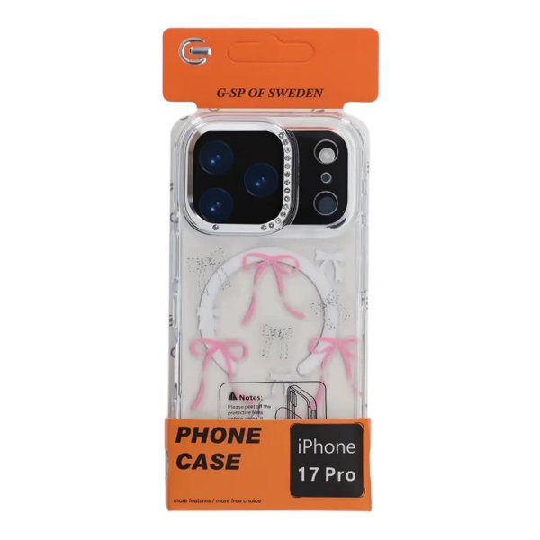 iPhone 17 Pro -kuoret MagSafe-kuviot rusetilla
