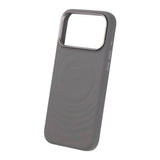 iPhone 17 Pro Max Kuori Silikoni MagSafe Tummanharmaa