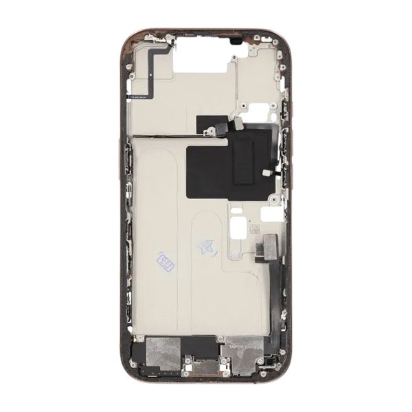Keskirunko pienosilla iPhone 16 Pro -hylsyyn – Hiekanvärinen titaani OEM