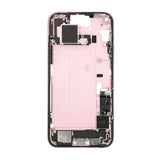 Keskikehys pikkutarvikkeilla iPhone 15 Plussalle - Pinkki OEM