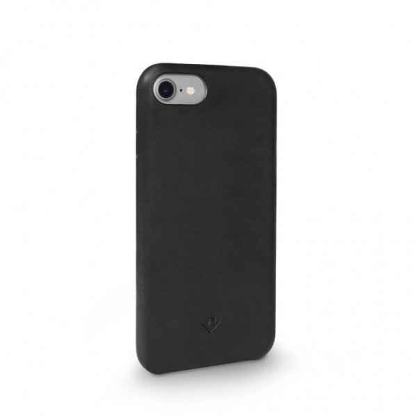 Twelve South Relaxed Leather iPhone 7 Plus/iPhone 8 Plus -suojakuori, aitoa nahkaa, musta