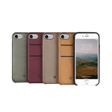 Twelve South iPhone 7 Plus/iPhone 8 Plus -kuori Relaxed Leather Warm Taupe