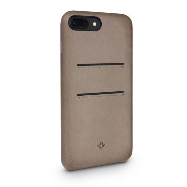 Twelve South iPhone 7 Plus/iPhone 8 Plus Relaxed Leather -korttikotelo, Marsala