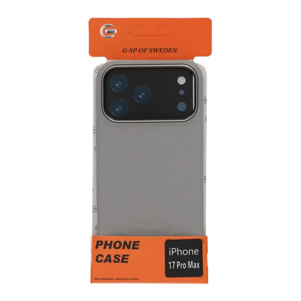 iPhone 17 Pro Max Silikonikuori MagSafe Vaaleanharmaa