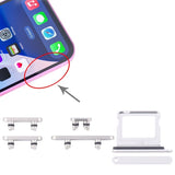 Näppäimet ja SIM-korttipidike iPhone 16 ja 16 Plus - Valkoinen