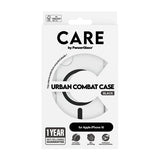 CARE by PanzerGlass iPhone 16 -suojakuori Urban Combat MagSafe Musta Läpinäkyvä