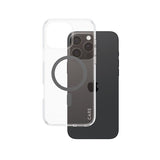 CARE by PanzerGlass iPhone 16 Pro Max -suojakuori Urban Combat MagSafe, musta/läpinäkyvä