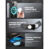 Supcase iPhone 14 Plus -suojakuori UB Mag, musta