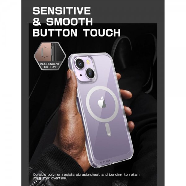 Supcase iPhone 14 Plus Suojakuori UB Mag Läpinäkyvä