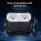 ESR AirPods Pro/AirPods Pro 2 Kuori Cyber Tough HaloLock Musta