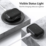 ESR AirPods Pro/AirPods Pro 2 -suojakuori Orbit Hybrid HaloLock musta